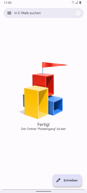 Ihr Gmail Konto ist einsatzbereit