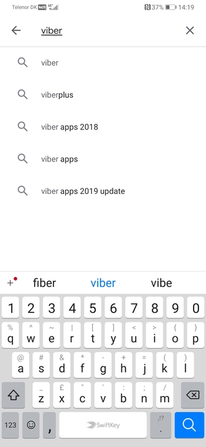 Enter the app name and select Search