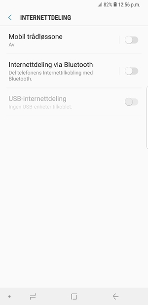Velg Mobil trådløssone