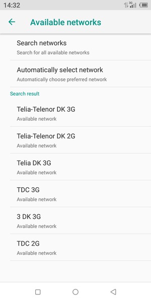 Select Search networks