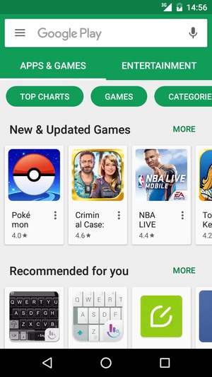 Select the Search bar