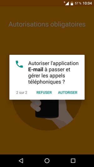 Sélectionnez AUTORISER