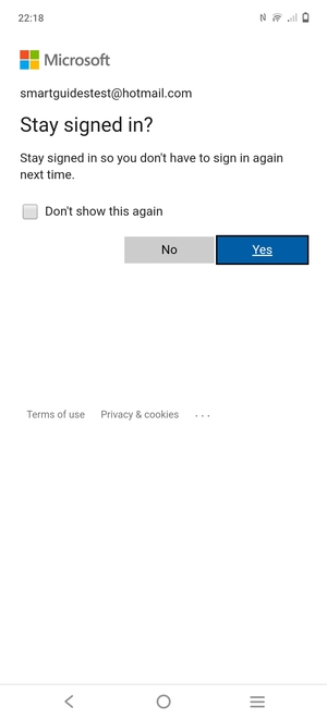 Select your preferred option