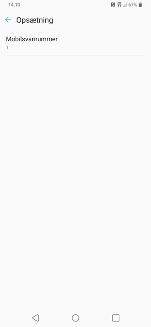 Vælg Mobilsvarnummer