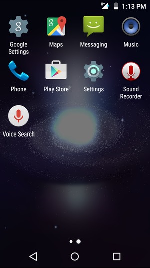 Scroll to and select Settings