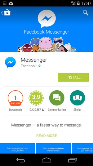 Select INSTALL