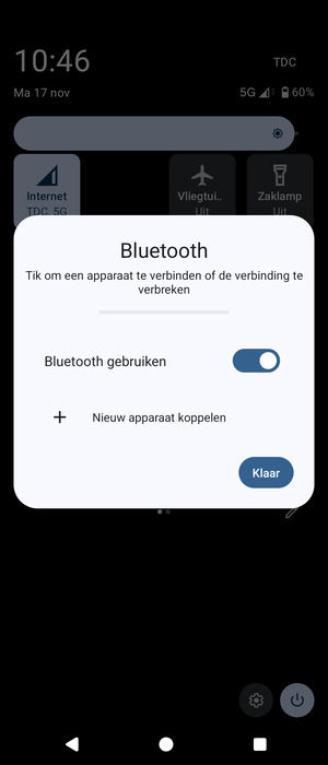 Schakel Bluetooth gebruiken uit