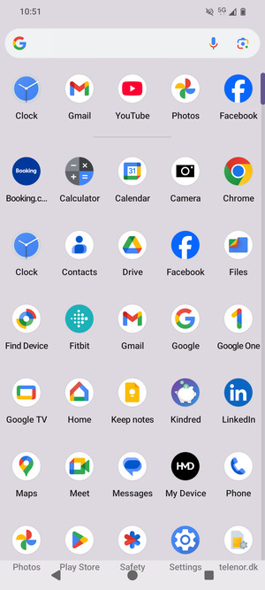Scroll to and select Settings