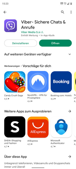 Wählen Sie Öffnen