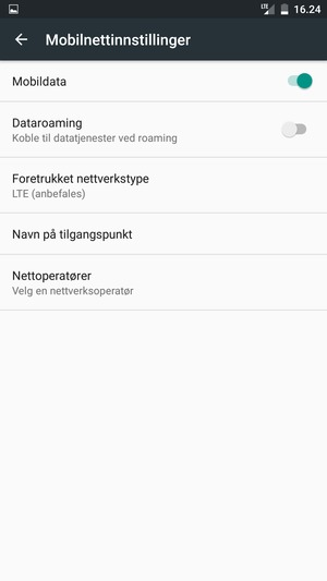 Velg Navn på tilgangspunkt