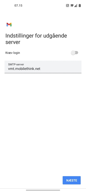 Slå Kræv login fra og vælg NÆSTE