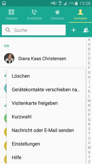 Wählen Sie Einstellungen
