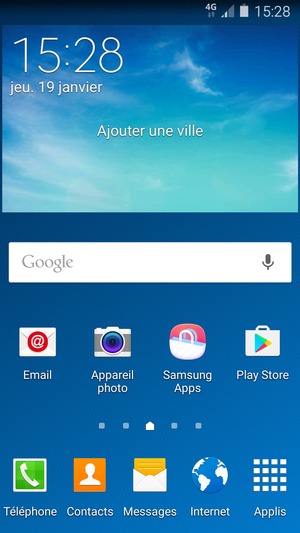 Sélectionnez Applis