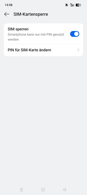 Wählen Sie PIN für SIM-Karte ändern