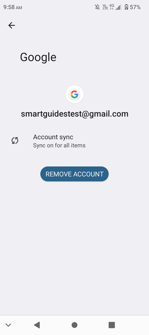 Select Account sync