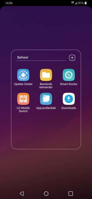 Selecteer Update Center