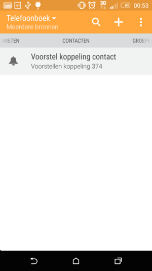 Selecteer de Menu-knop