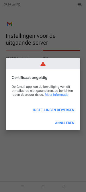 Selecteer INSTELLINGEN BEWERKEN