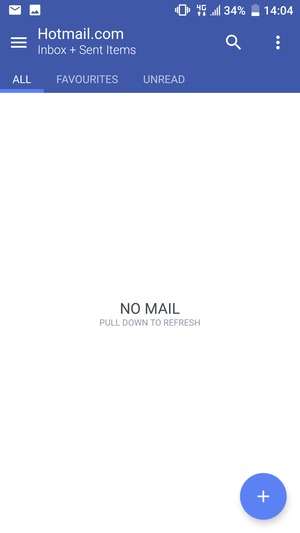 Your Hotmail is ready to use