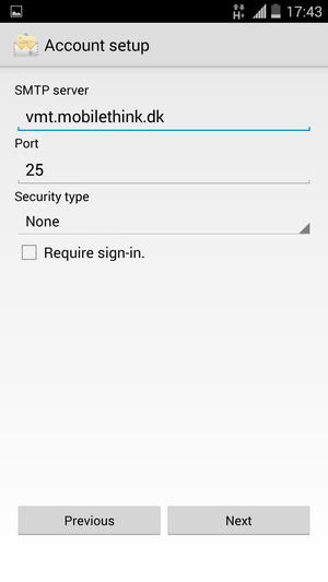 Uncheck the Require sign-in. checkbox and select Next