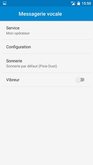 Sélectionnez Configuration