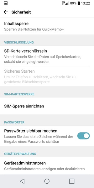 Wählen Sie SIM-Sperre einrichten