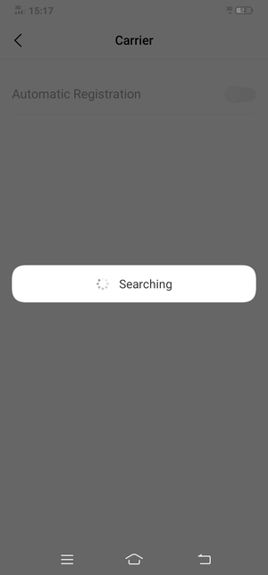 Wait for the search to finish