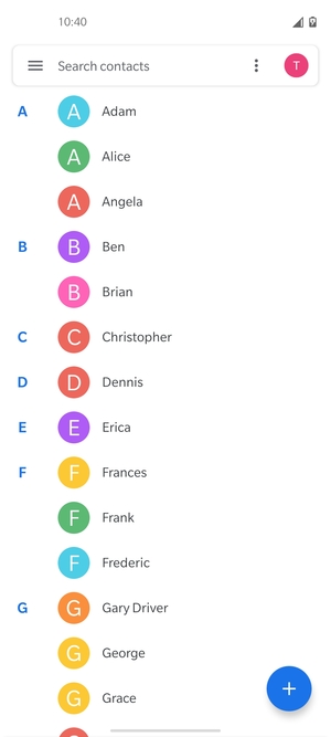 Select the Menu button