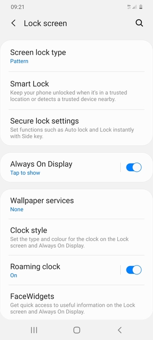 Your phone is now secure with a screen lock