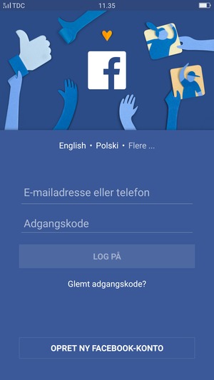 Din app er klar til brug