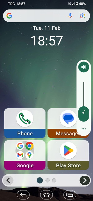 To change the sound profile, select Sound