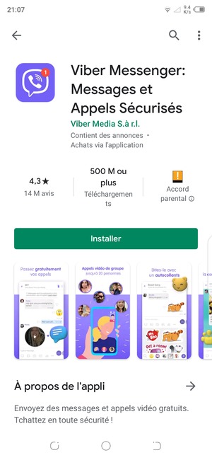 Sélectionnez Installer