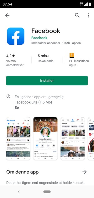Vælg Installer