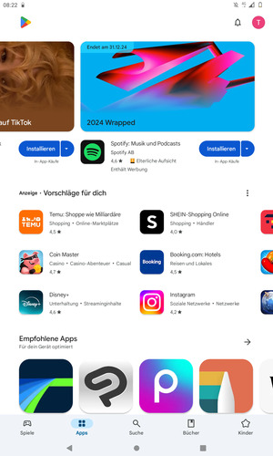 Wählen Sie Suche
