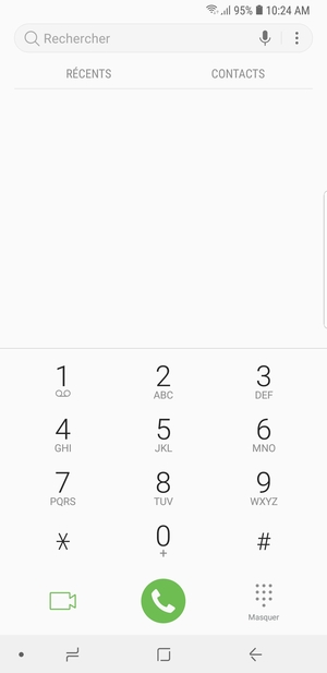 Appuyez longuement sur le numéro 1