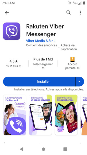 Sélectionnez Installer