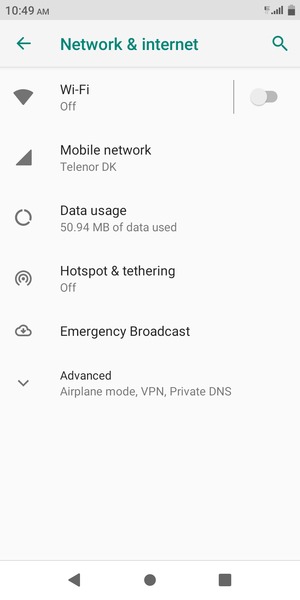 Select Mobile network