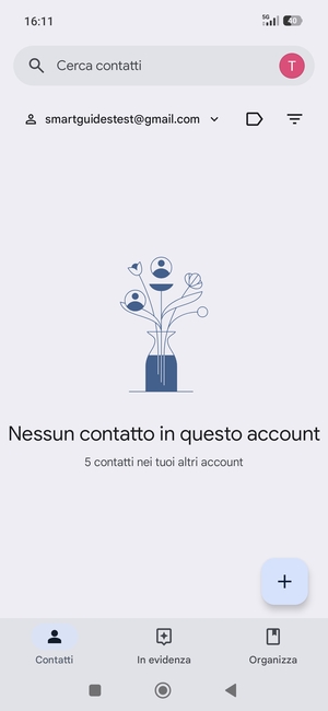 Seleziona Organizza