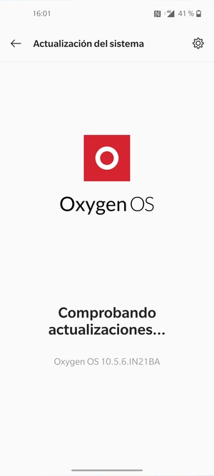Espere a que la búsqueda termine