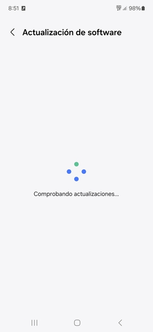 Espere a que la búsqueda termine