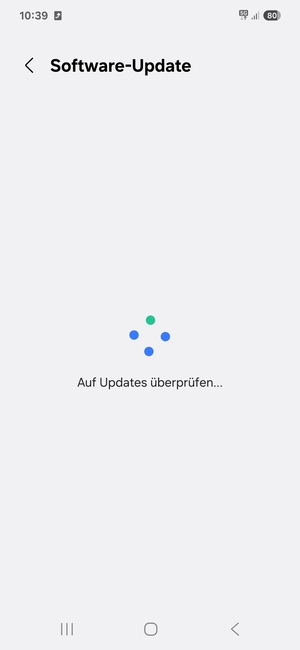 Warten Sie, bis die Suche abgeschlossen ist