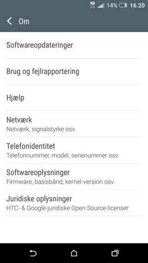 Vælg Softwareopdateringer