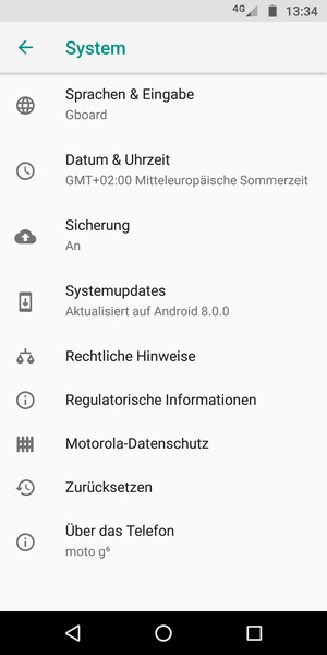 Wählen Sie Systemupdates
