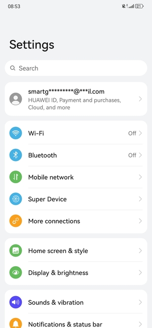 Select Mobile network