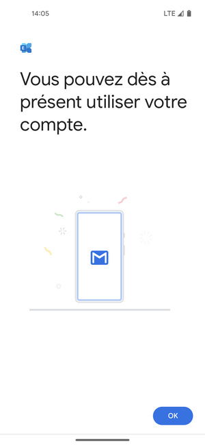 Sélectionnez OK