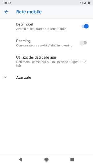 Seleziona Avanzate