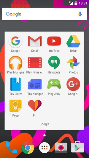 Sélectionnez Gmail
