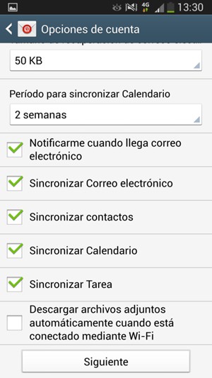Seleccione Siguiente