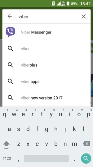 Enter the app name and select Search