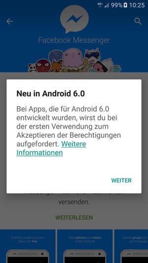 Wählen Sie WEITER